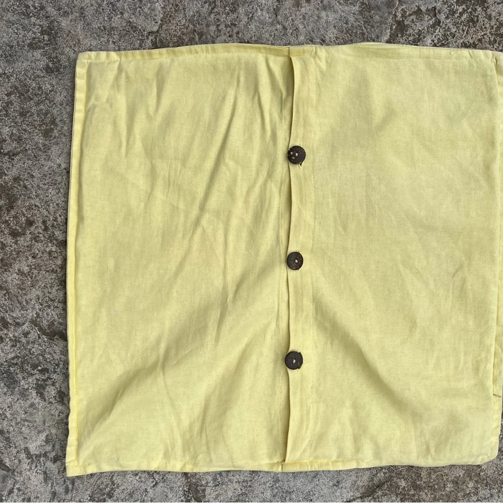 West Elm 18x18 cotton/linen pillow cover